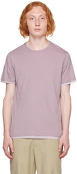 Vince Purple Double Layer T-Shirt
