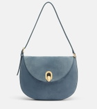Savette Tondo Small suede shoulder bag