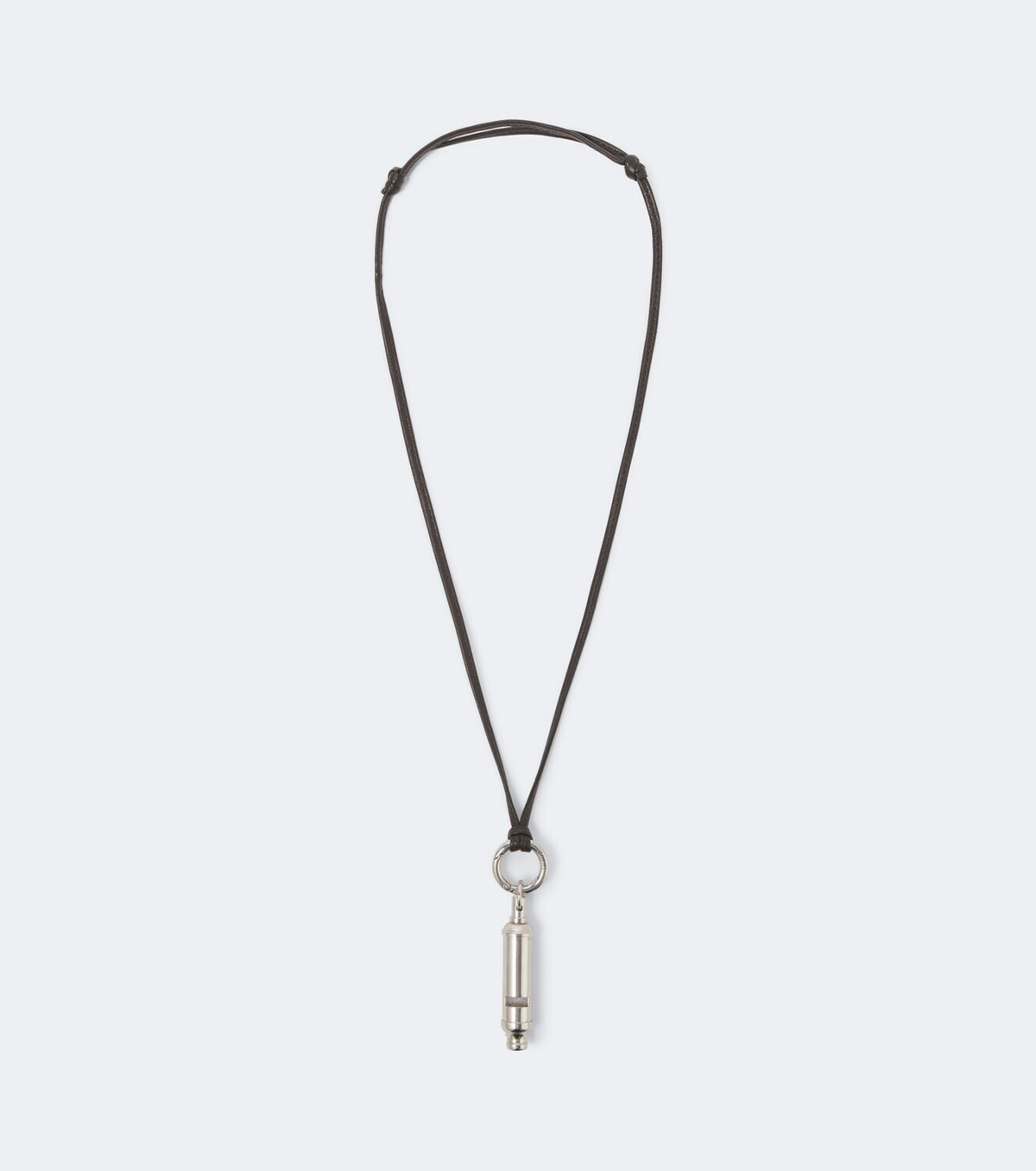 Lemaire Acme leather pendant necklace