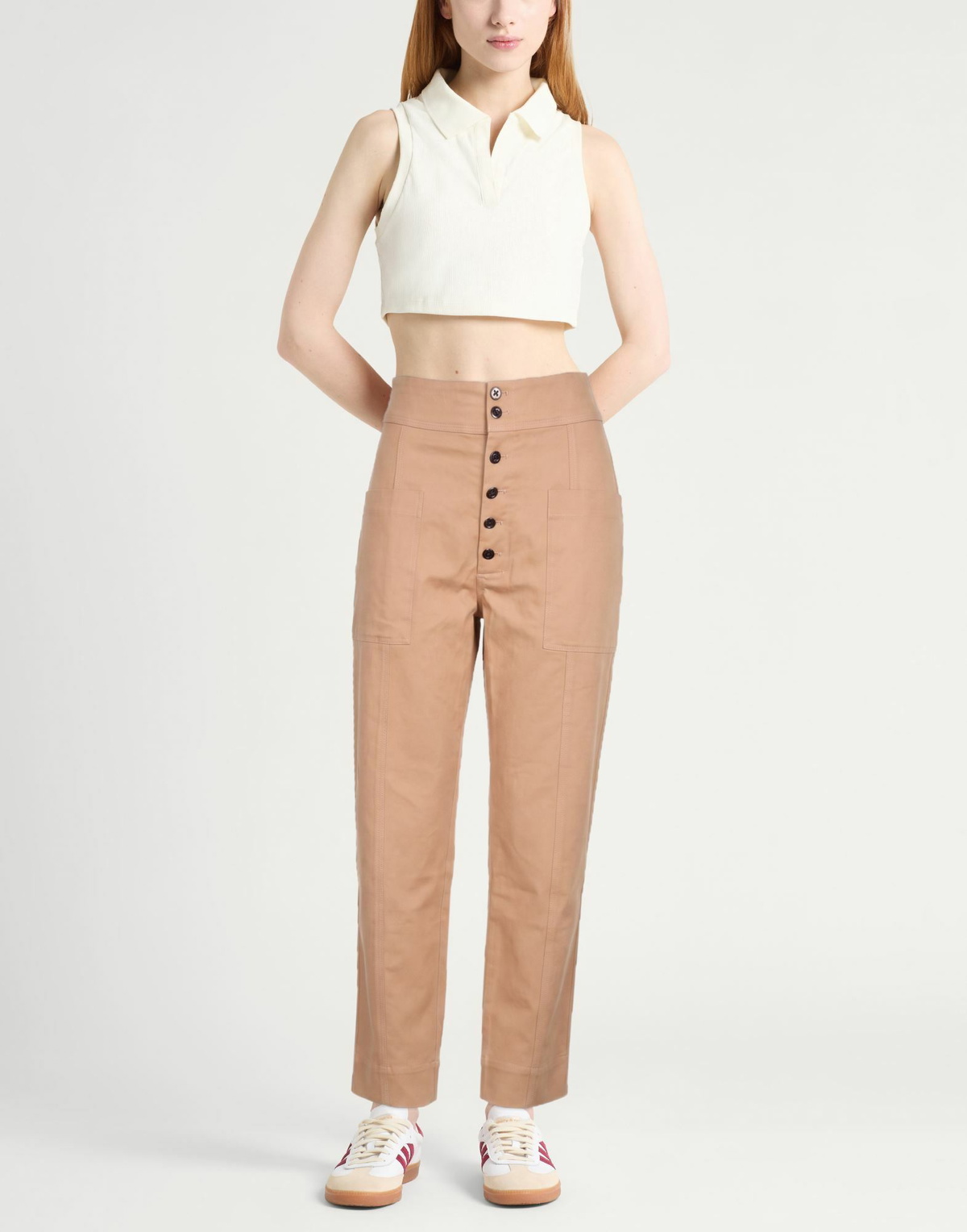 Plan C Womens Pants Blush