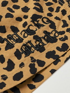 Wacko Maria - Gramicci Straight-Leg Belted Leopard-Print Nylon Shorts - Neutrals