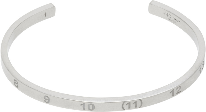 Photo: Maison Margiela Silver Numeric Cuff Bracelet
