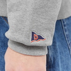 Drake's Men's Hoody in Grey Melange