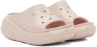 Crocs Pink Crush High Shine Slides