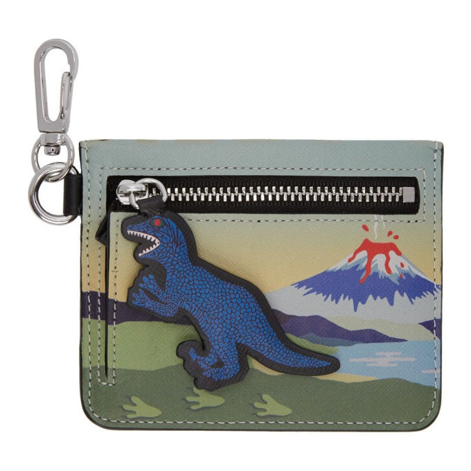 Photo: PS by Paul Smith Multicolor Dino Zip Card Holder