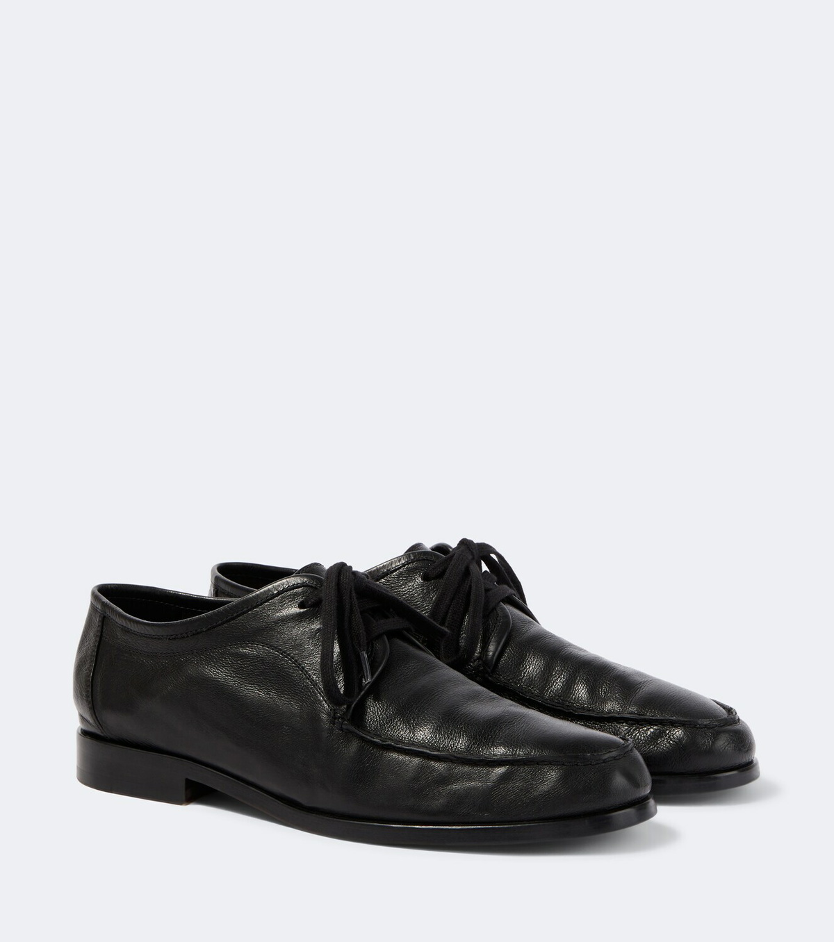 The Row Nino leather Derby shoes