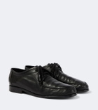 The Row Nino leather Derby shoes
