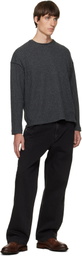 mfpen Gray Round Neck Sweater