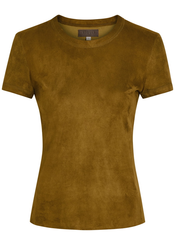 Photo: Stouls Stouls 05 Suede T-shirt Bronze