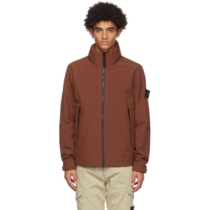 Photo: Stone Island Burgundy Soft Shell-R Jacket