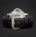 Panerai - Luminor Marina 1950 3 Days Acciaio Automatic 44mm Stainless Steel and Alligator Watch, Ref. No. PAM01312 - Black