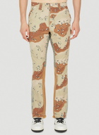 Chocolate Chip LA Flare Pants in Brown