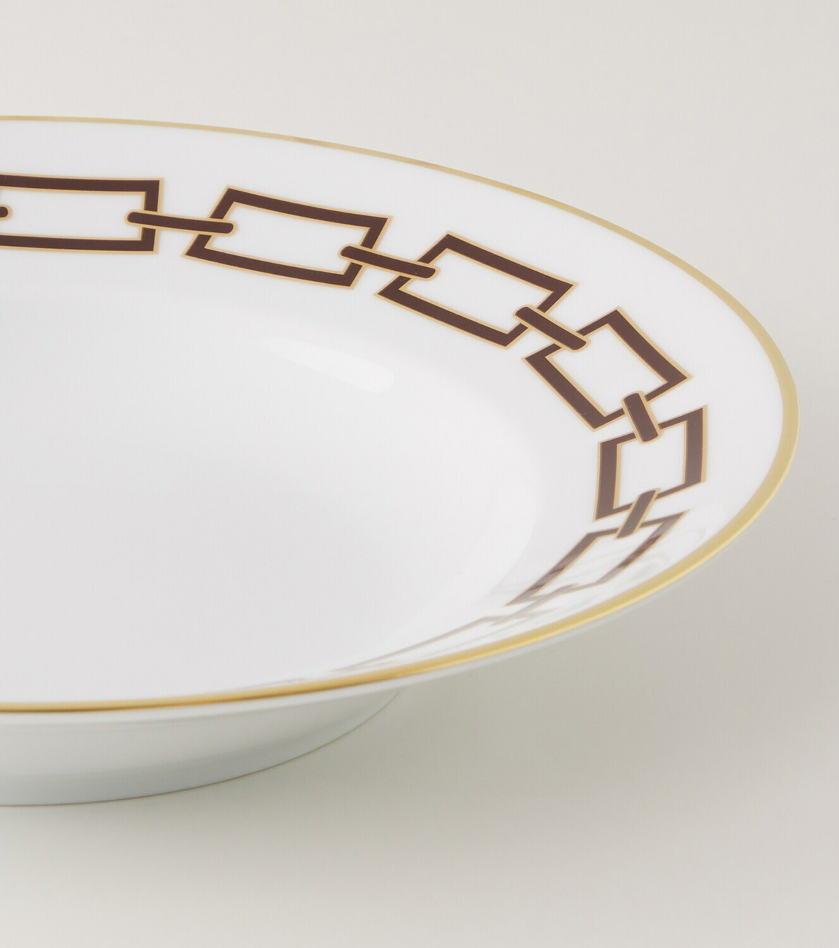 Ginori 1735 Catene porcelain soup plate