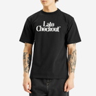 Late Checkout Men's Logo T-Shirt in Black
