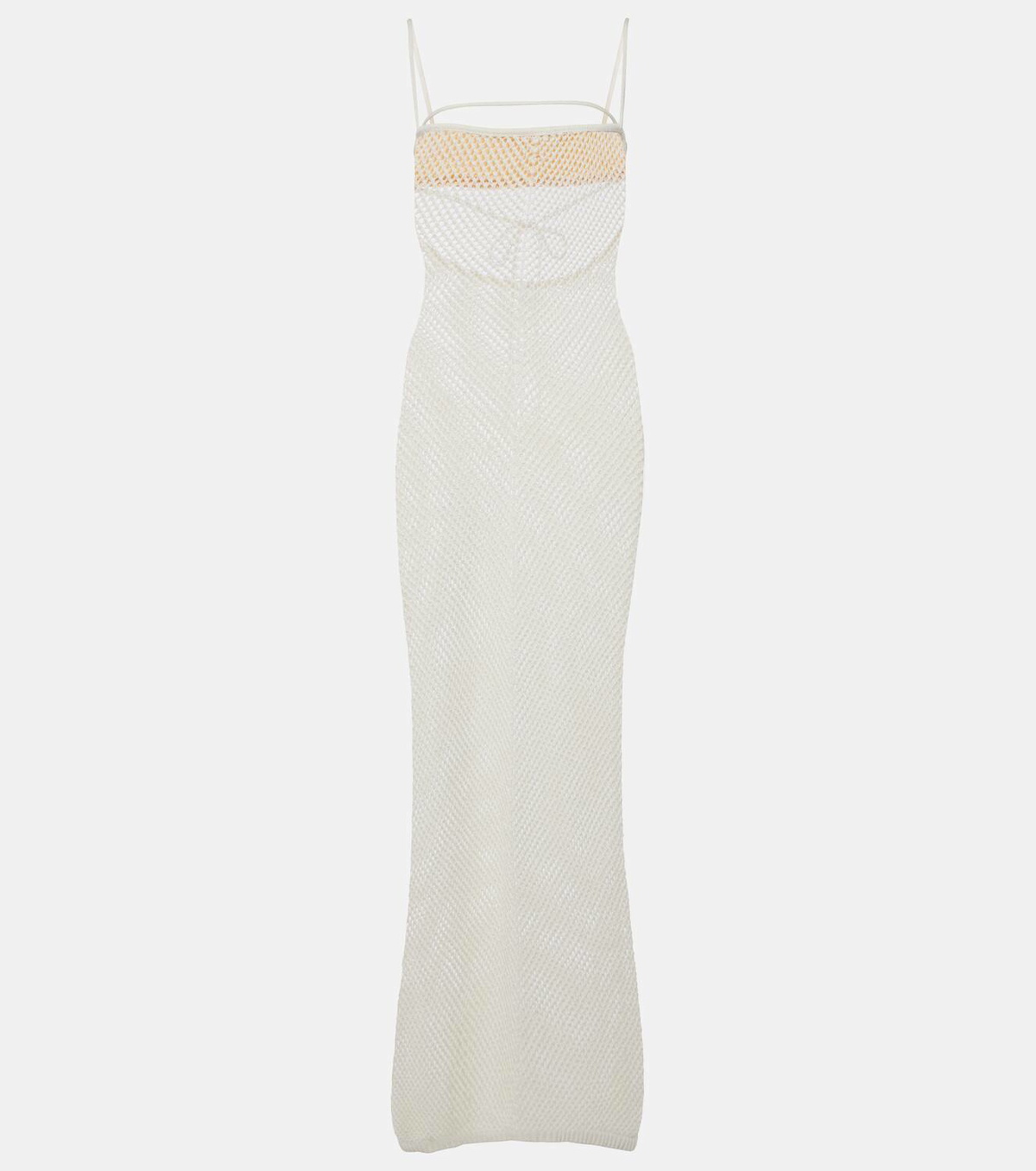 Bananhot Amelia cotton-blend maxi dress Bananhot