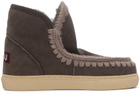 Mou Gray Stitch Boots