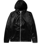 1017 ALYX 9SM - Nightrider Logo-Appliquéd Shell Hooded Jacket - Black