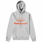 Battenwear Men's Team Reach Up Hoody in Heather Grey