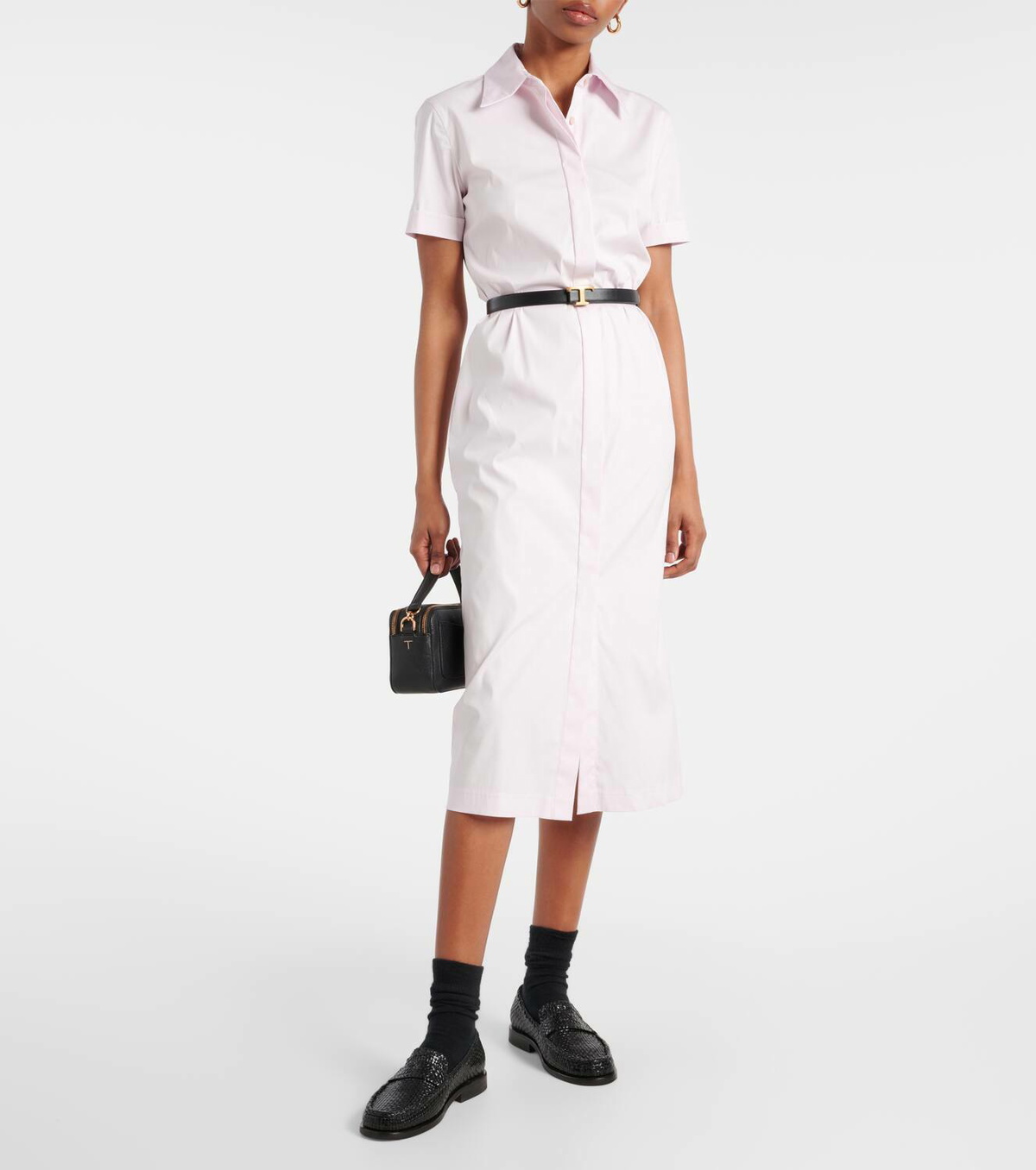 Tod's Cotton-blend shirt dress