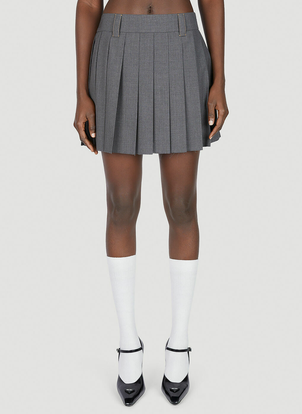 MIU MIU - Women Pleated Mini Skirt – Atelier New York