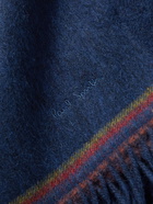 Paul Smith - Fringed Striped Wool Scarf