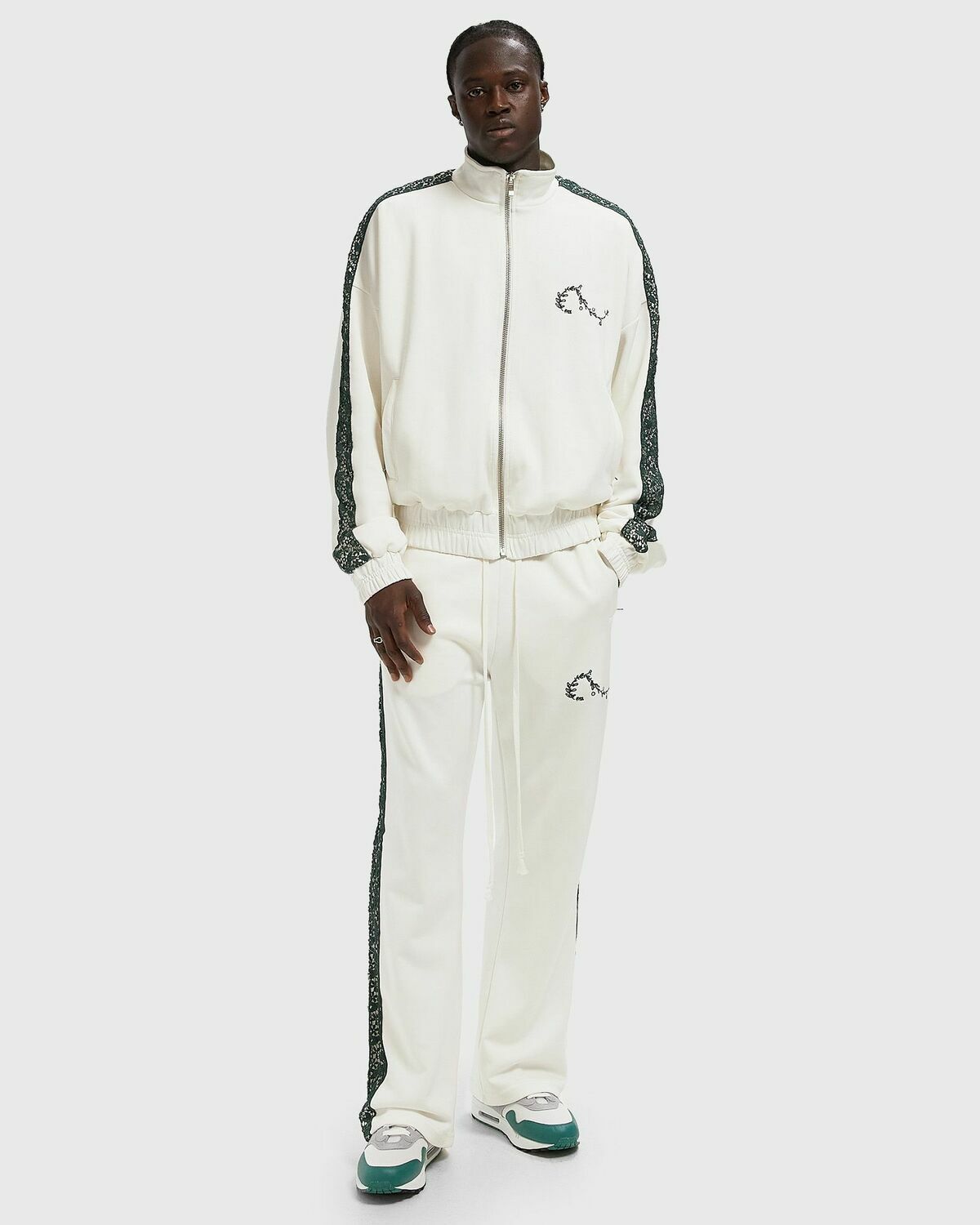 Rough. OLIVE TRACK JACKET White Men