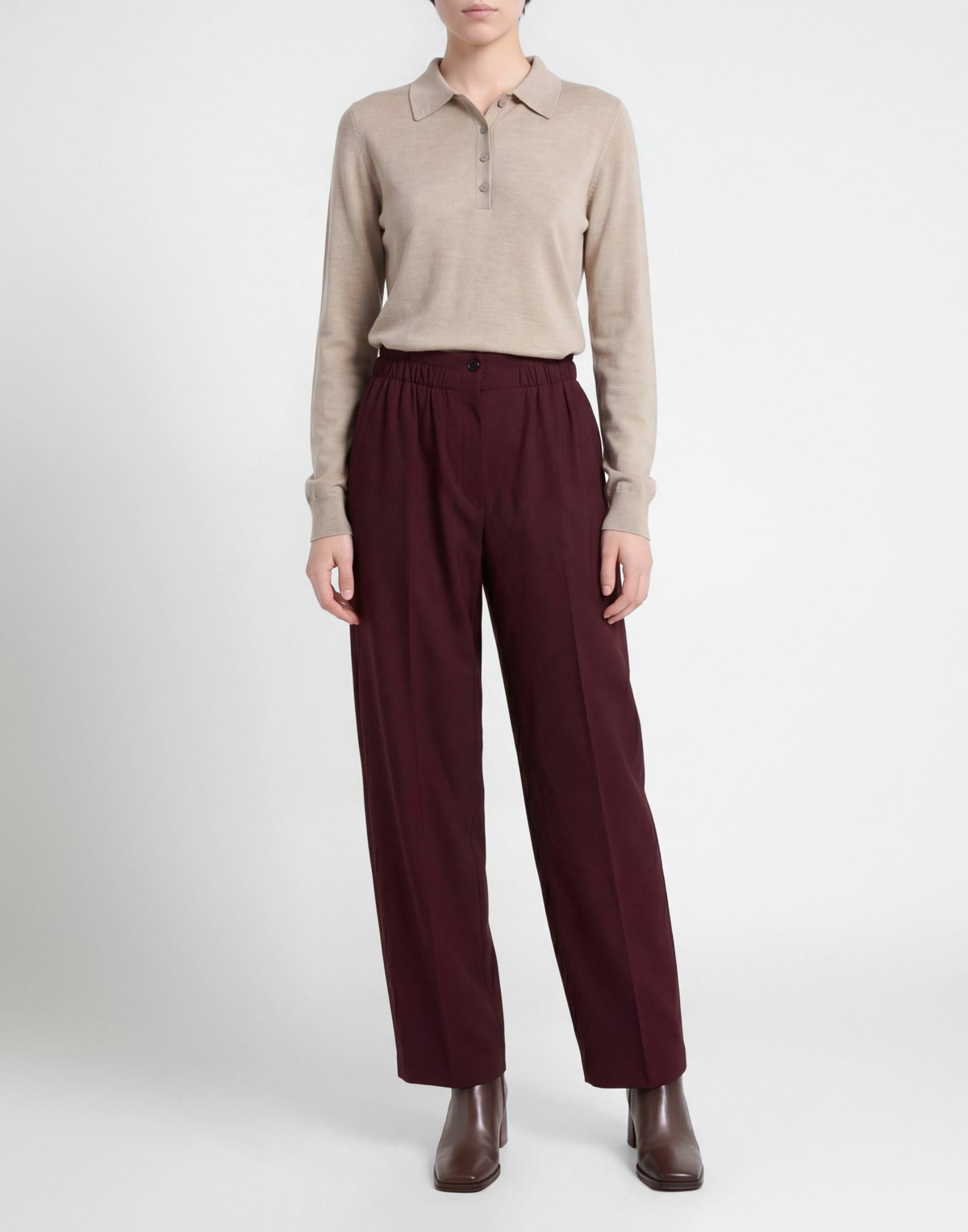 Sportmax Womens Pants Plum