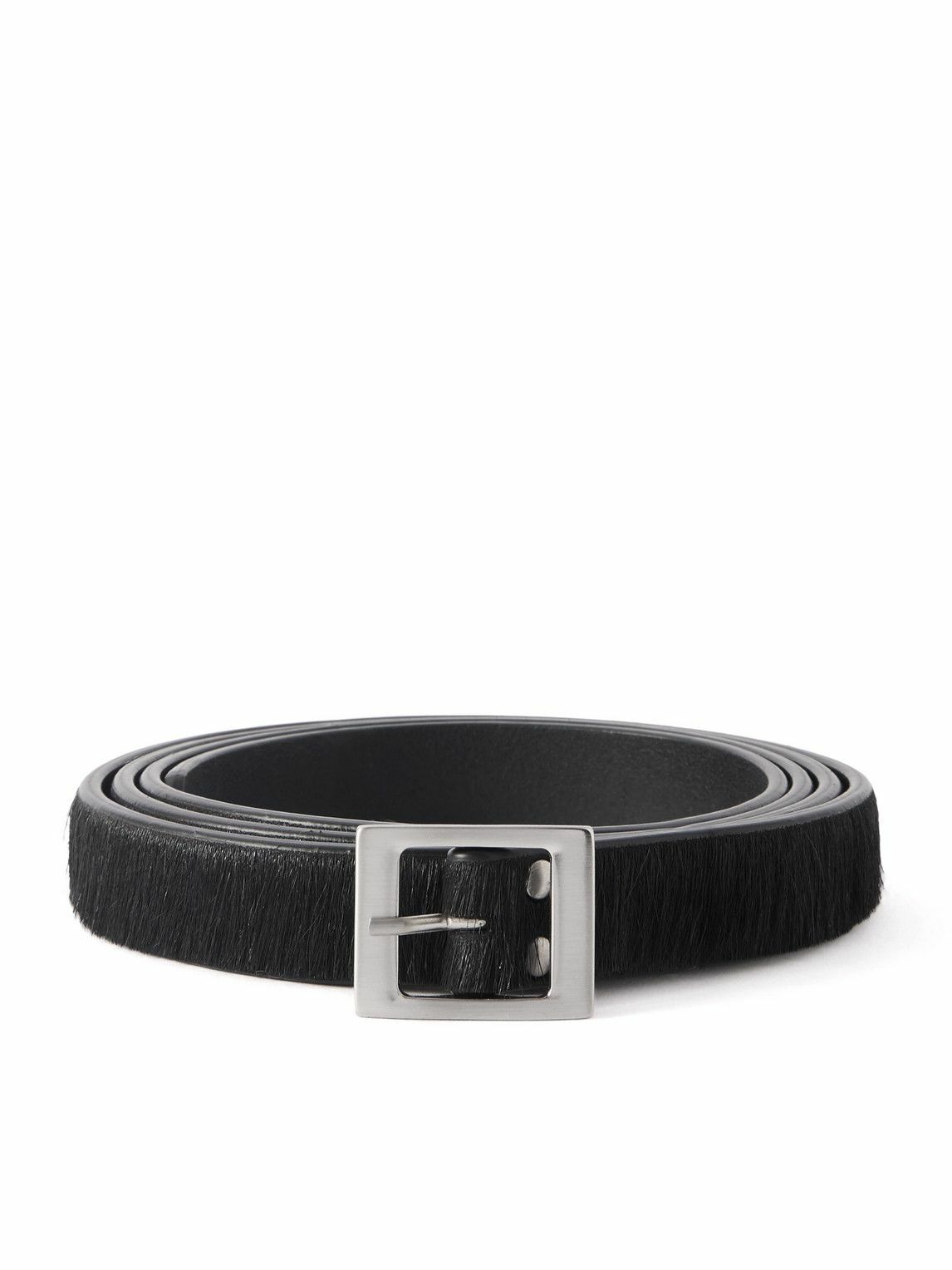 Rick Owens Black Spalla Lux Tongue Belt Rick Owens