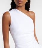 Patou Gathered faille minidress