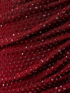 ALEXANDRE VAUTHIER - Glittered Draped Jersey Mini Dress
