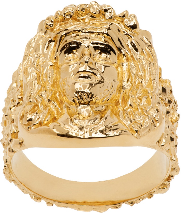 Photo: Veneda Carter SSENSE Exclusive Gold VC019 Ring