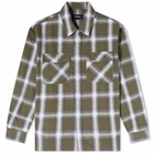 Represent Men's Flannel Shirt in Olive