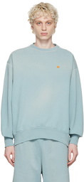 Acne Studios Blue Crewneck Sweatshirt