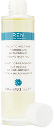 Ren Clean Skincare Atlantic Kelp & Microalgae Anti-Fatigue Toning Body Oil, 100 mL