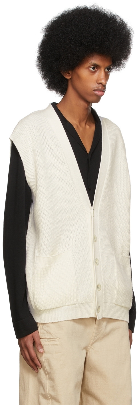 Agnona Off-White Vest Cardigan