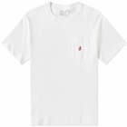 Gramicci Men's One Point Pocket T-Shirt in White