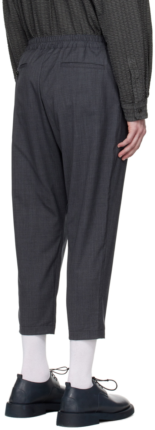 SOPHNET. Gray Easy Trousers