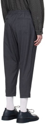 SOPHNET. Gray Easy Trousers