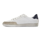 Saint Laurent White Court Classic SL/10 Sneakers