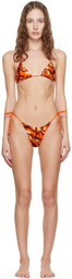 DOS SWIM SSENSE Exclusive Orange Ari & Mila Bikini