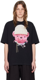 Acne Studios Black Printed T-Shirt