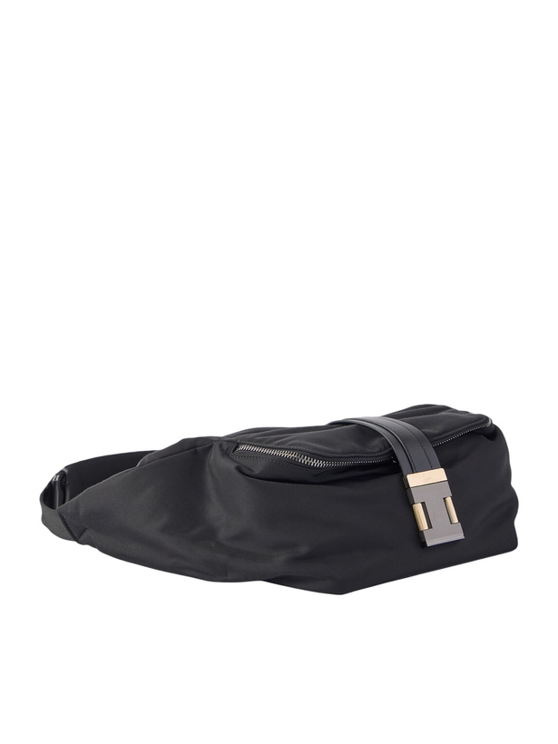 Photo: Christian Louboutin - Nox Leather-Trimmed Nylon Belt Bag