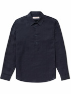 Orlebar Brown - Ridley Linen Shirt - Blue