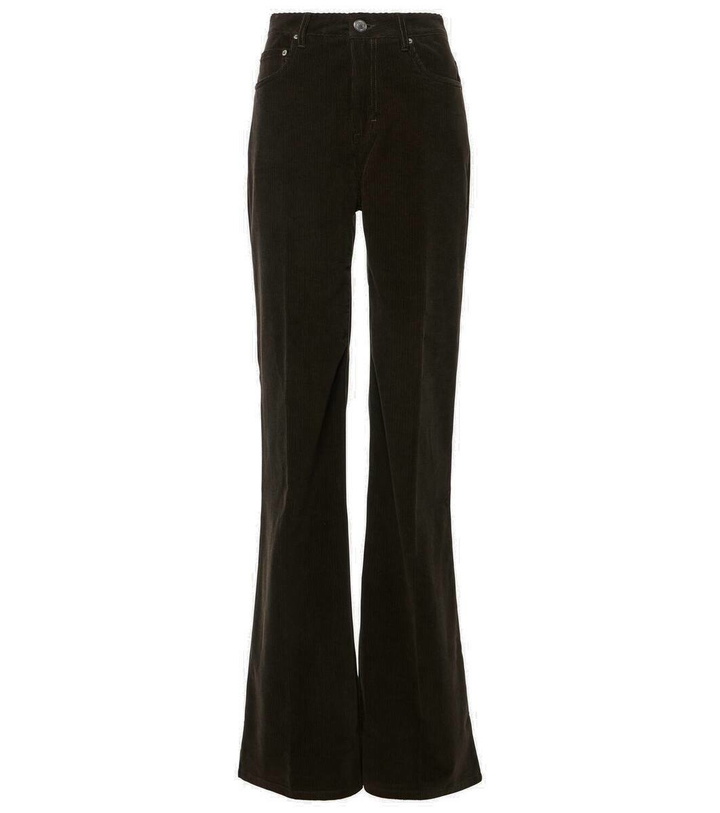 Photo: Ami Paris High-rise cotton corduroy flared pants