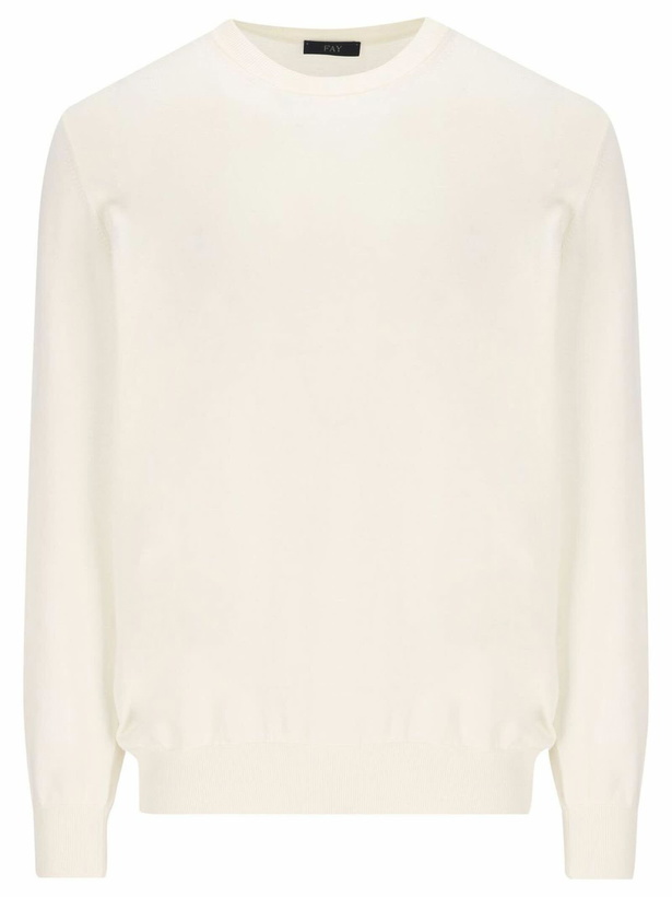 Photo: Fay Cotton Shaved Knit Jumper