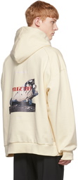 Juun.J Off-White Cotton Hoodie