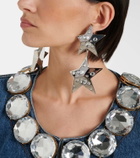 Area Crystal-embellished drop earrings