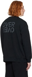 OVER OVER Black Easy Sweatshirt