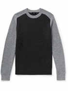 Theory - Toby Ribbed Wool-Blend Sweater - Gray