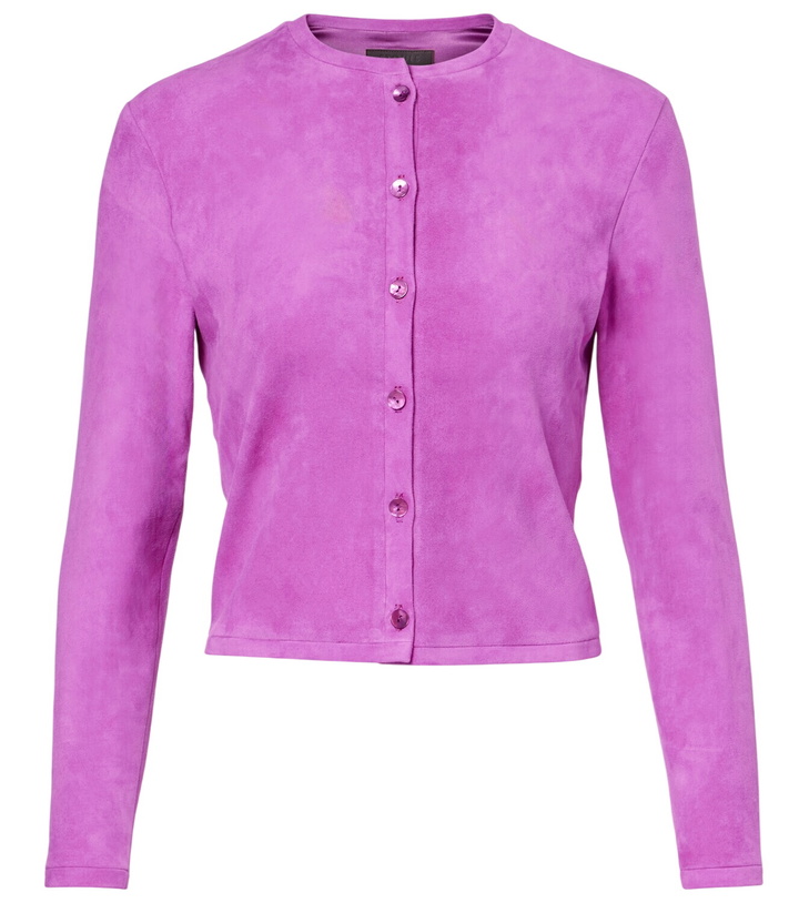 Photo: Stouls Astrid 24 suede cardigan